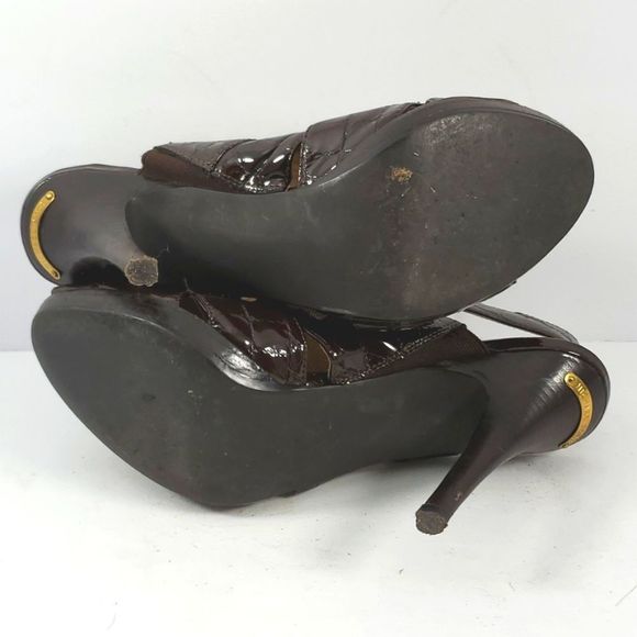 Chocolate Brown Heels by Michael Kors Size 10M. S804 - Picture 6 of 7